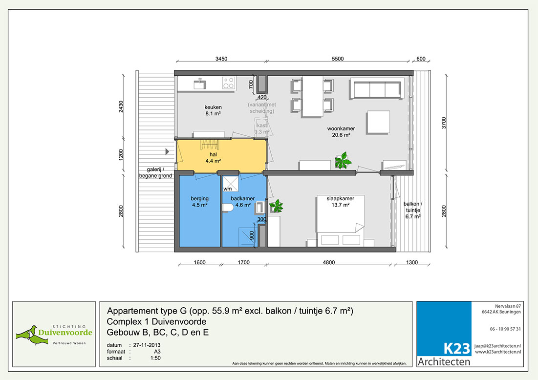 Verkooptekeningen woningen Leidschendam