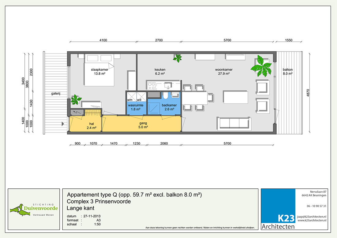 Verkooptekeningen woningen Leidschendam