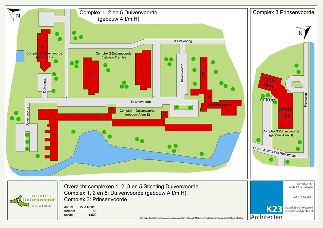 Verkooptekeningen woningen Leidschendam